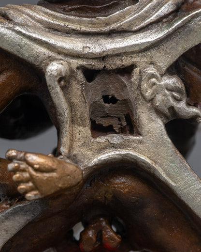 Machine Made Chakrasamvara Consort Statue | 12 Armed Yidam Deity