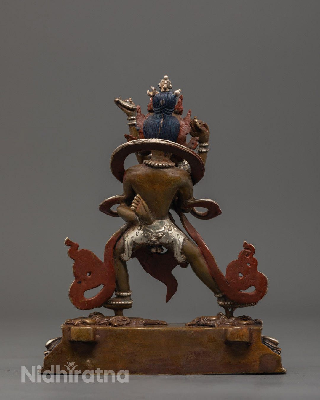 Oxidized Chakrasamvara Statue | Tibetan Vajrayana Buddhist
