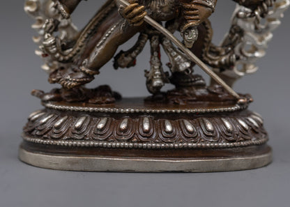 Machine Made Chakrasamvara Consort Statue | 12 Armed Yidam Deity