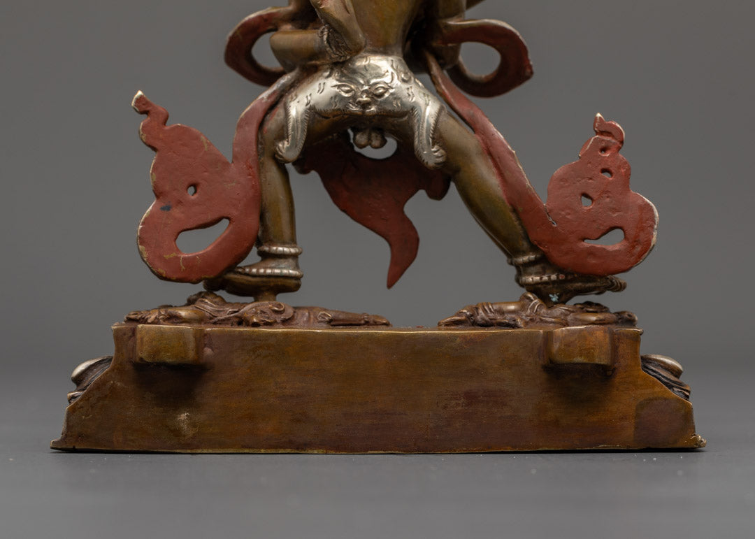 Oxidized Chakrasamvara Statue | Tibetan Vajrayana Buddhist