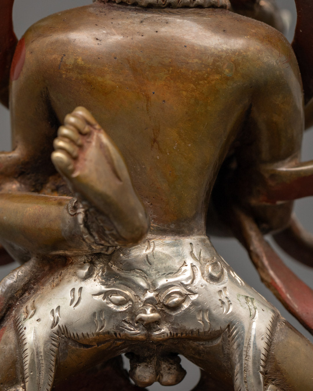 Oxidized Chakrasamvara Statue | Tibetan Vajrayana Buddhist