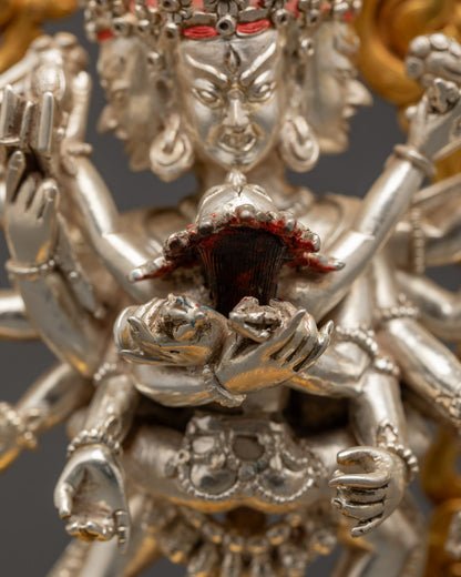 Chakrasamvara Statue | Traditional Tibetan Buddhist Art