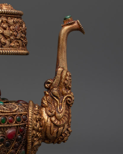 Tibetan Bhumba Water Offering Vase