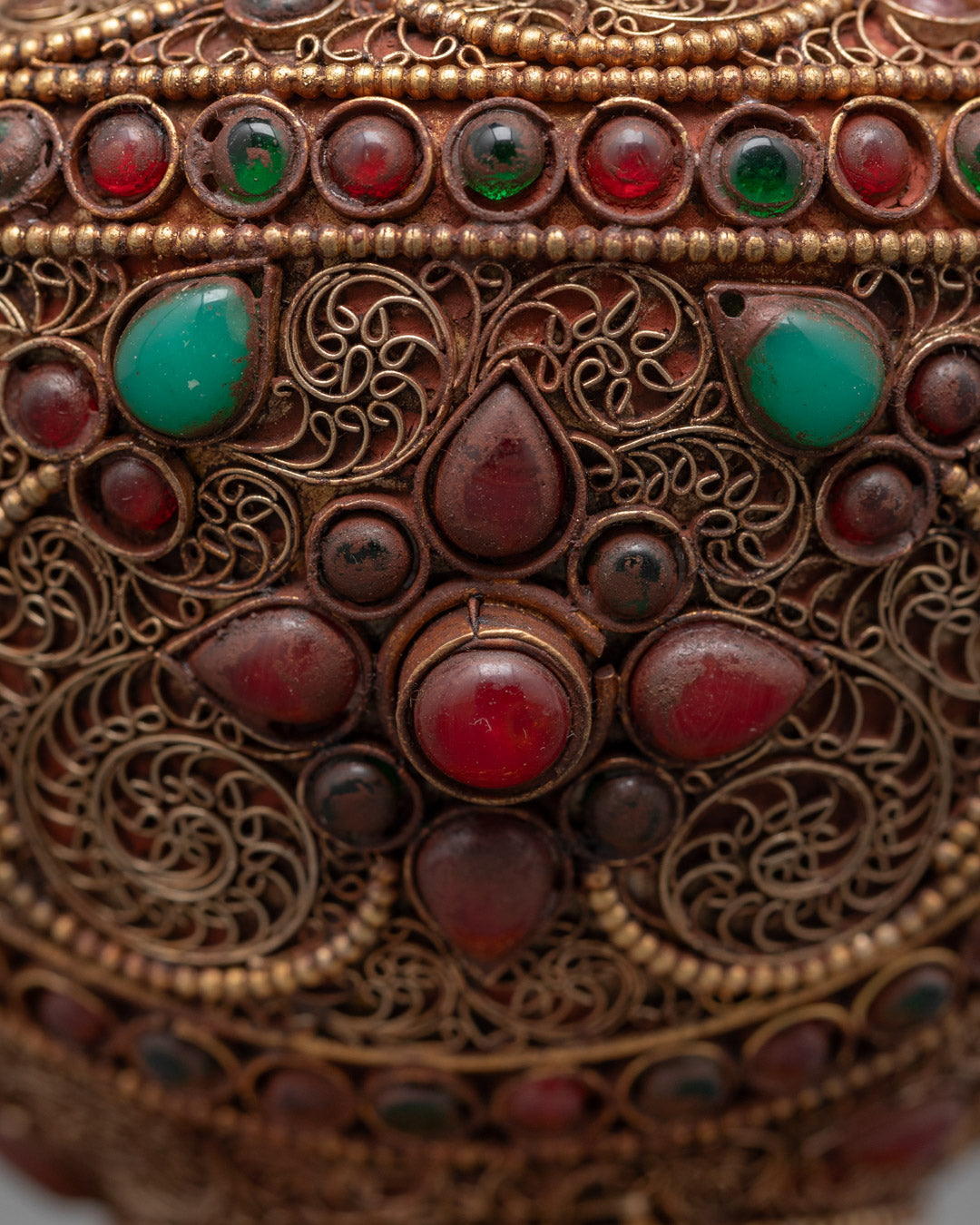 Tibetan Bhumba Water Offering Vase