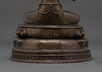 Tibetan Chenrezig Statue | Four-Armed Avalokiteshvara