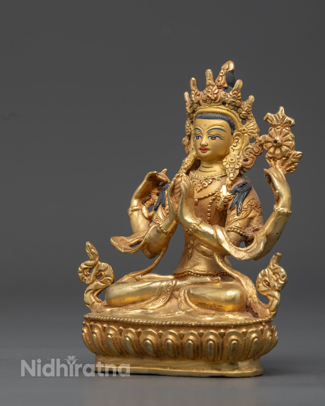 Chenrezig Statue: Handcrafted Art for Meditation