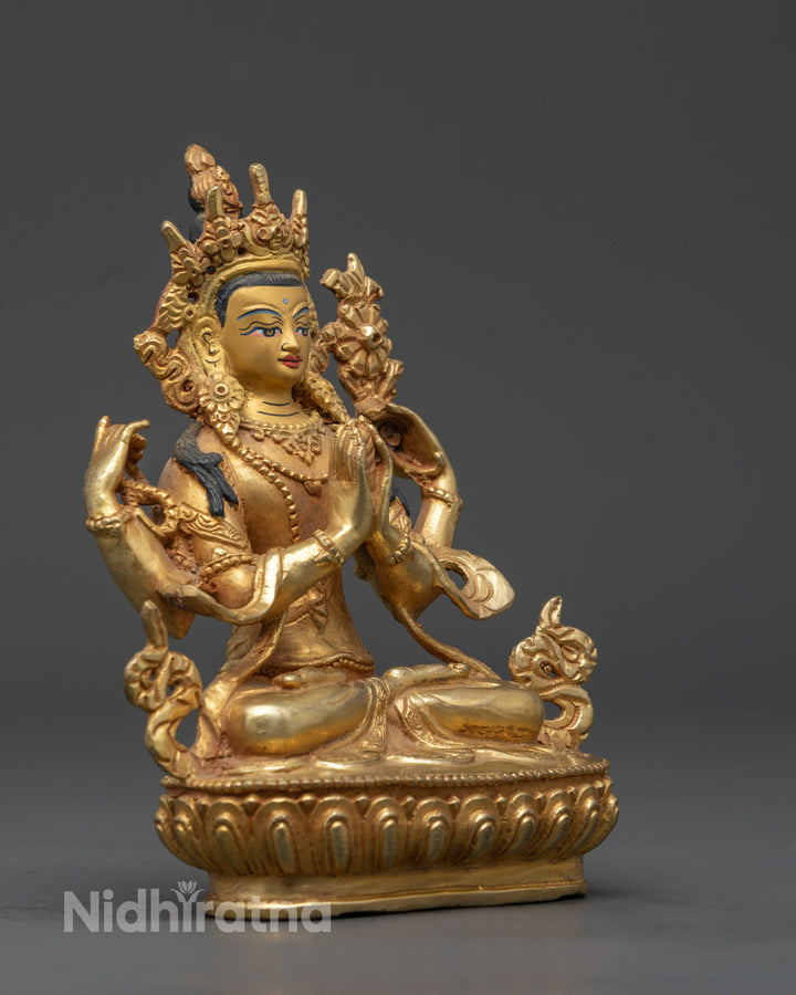 Chenrezig Statue: Handcrafted Art for Meditation