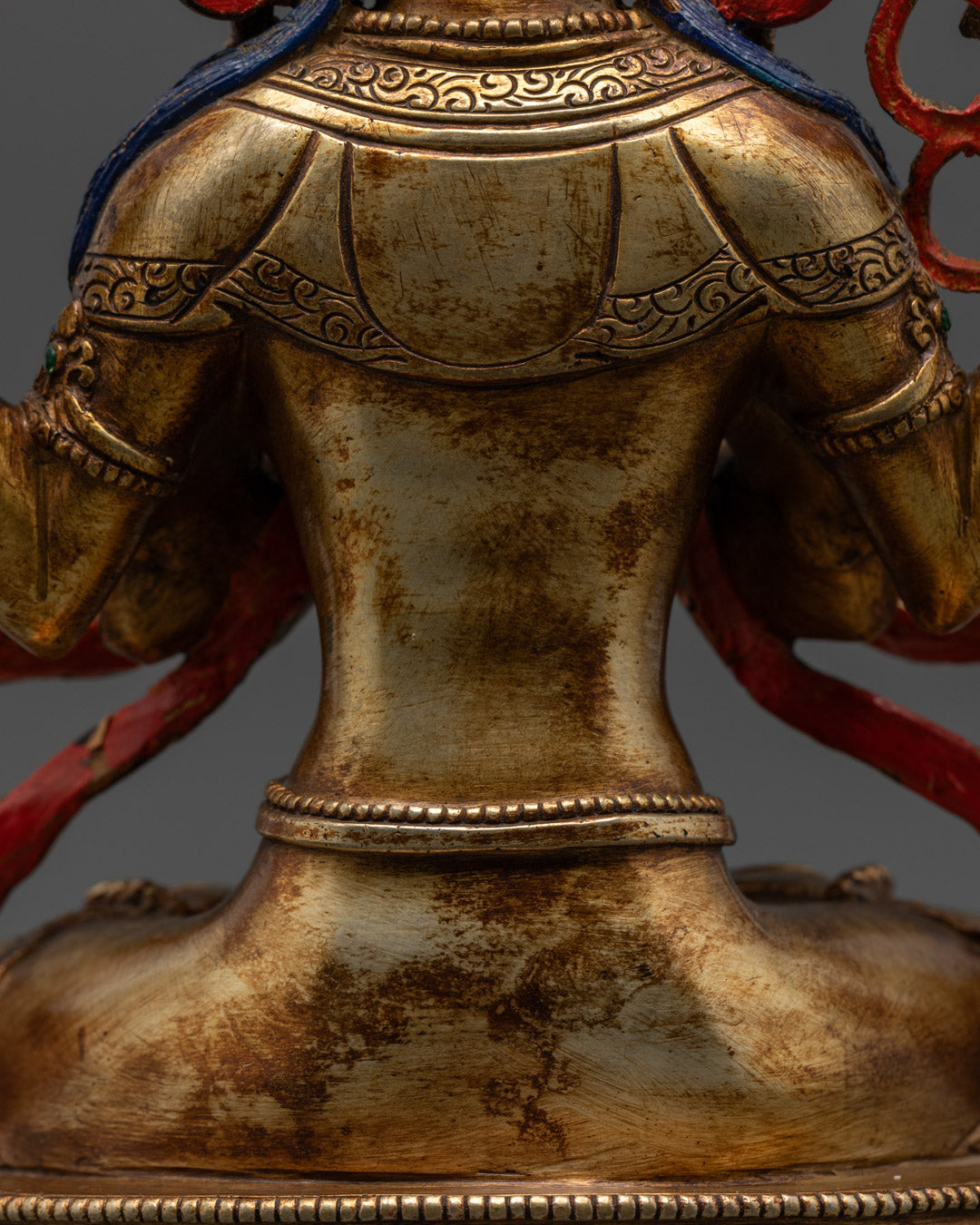 Tibetan Chenrezig Statue | Four-Armed Diety