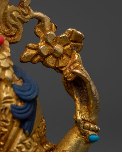 Chenrezig Statue | 24K Gold Gilded Icon of Divine Compassion