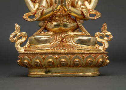 Chenrezig Yab-Yum Statue from Nepal – Union of Compassion & Wisdom