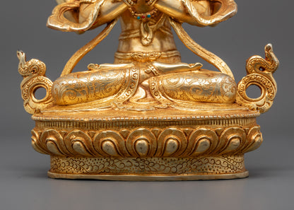 Nepalese Chenrezig Statue | Traditional Lost-Wax Method Artwork
