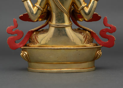 Chenrezig Statue | Peaceful Buddhist Statue for Altar