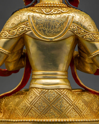 Four-Armed Chenrezig Statue – Bodhisattva of Compassion for Meditation