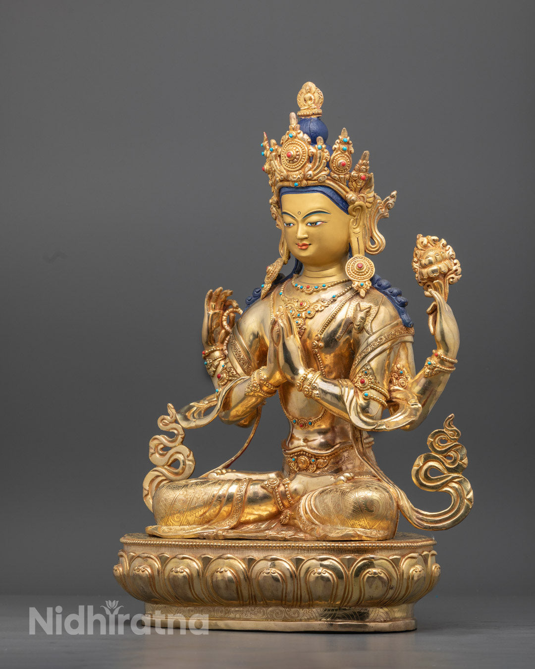 Nepalese Chenrezig Statue | The Bodhisattva's Infinite Compassion