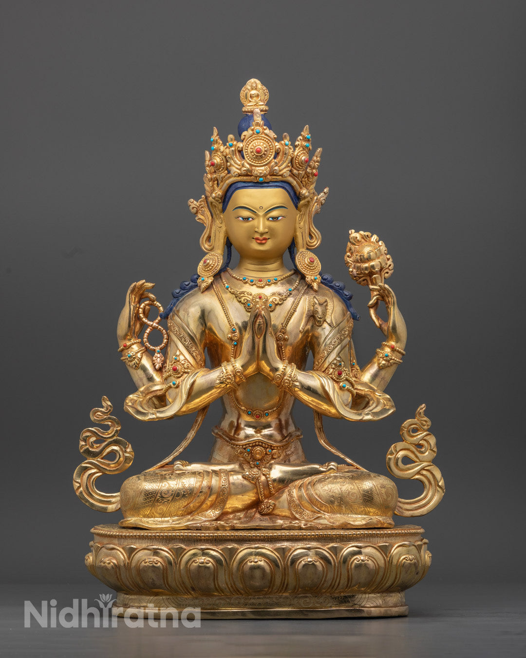 Nepalese Chenrezig Statue | The Bodhisattva's Infinite Compassion