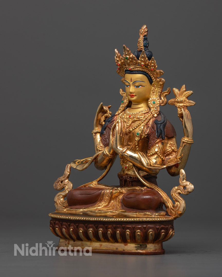 Chenrezig Buddha Sculpture | Handcrafted Chenrezig Centerpiece