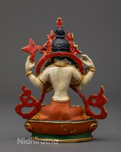 Spiritual Four-armed Avalokitesvara Statue | Machine Made Art