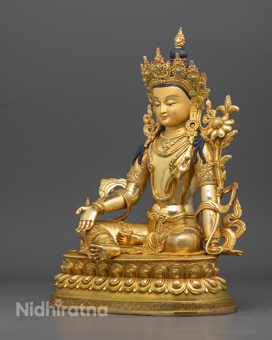 Handmade Chenrezig Statue | Sacred Buddhist Sculpture