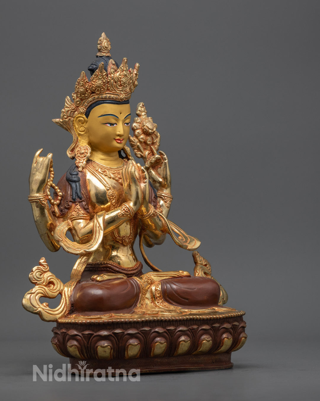 Avalokiteshvara Chenrezig Statue | Himalayan sacred Art