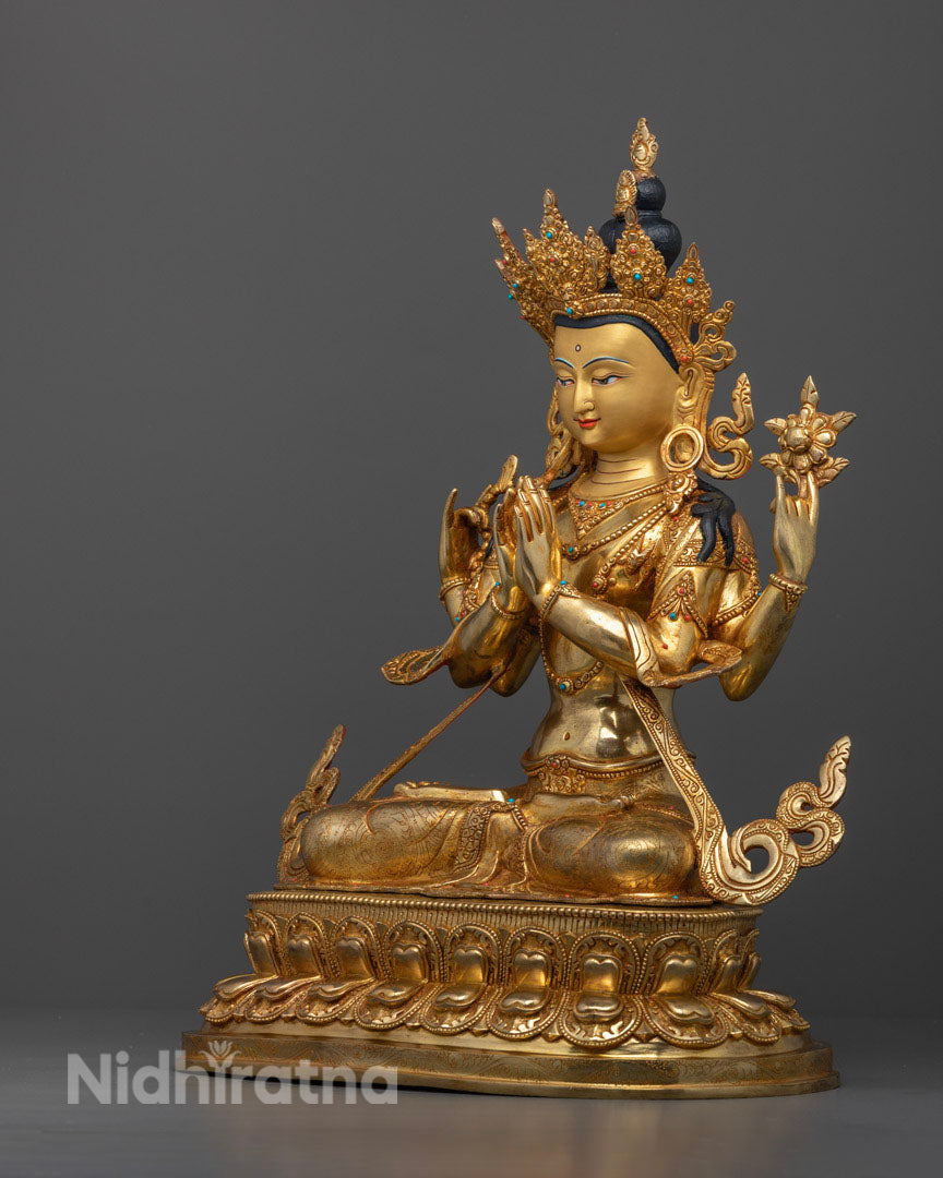 Statue of Avalokiteshvara | Mantra Om Mane Padme Hum