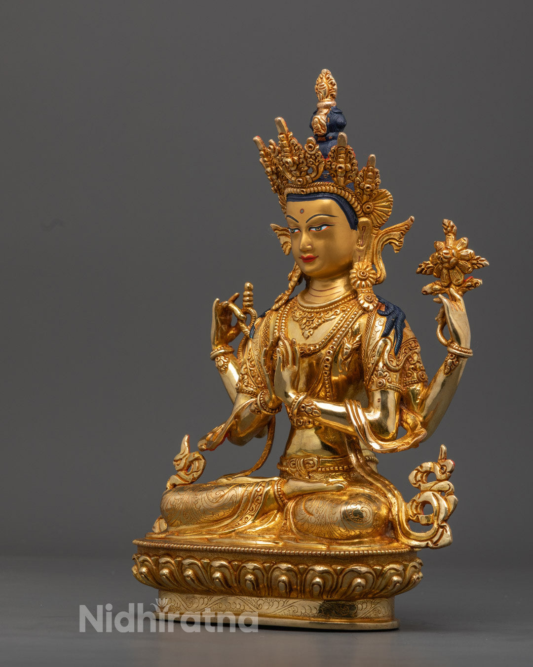Chenrezig (Avalokiteshvara) Statue | Traditional Buddhist Art