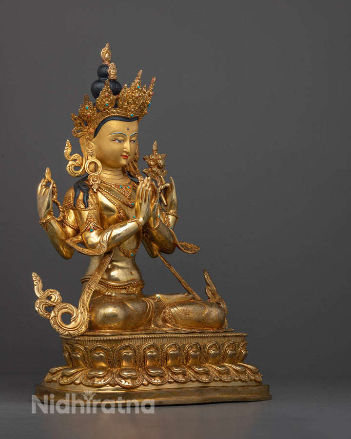 Statue of Avalokiteshvara | Mantra Om Mane Padme Hum