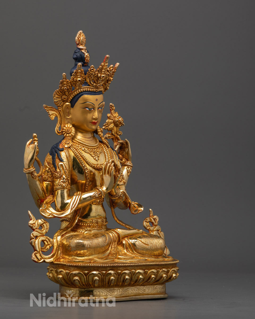 Chenrezig (Avalokiteshvara) Statue | Traditional Buddhist Art