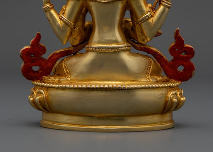Chenrezig Statue | Hand-Crafted Traditional Artwork of Nepal