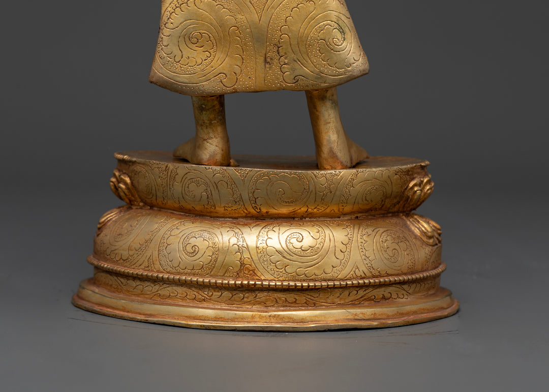 Crystal Standing Chenrezig Statue | Buddhist Sculpture