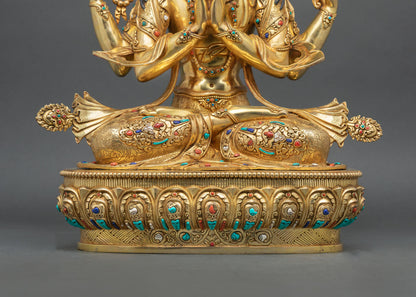 Chenrezig Statue | Buddhist Art for Meditation Space