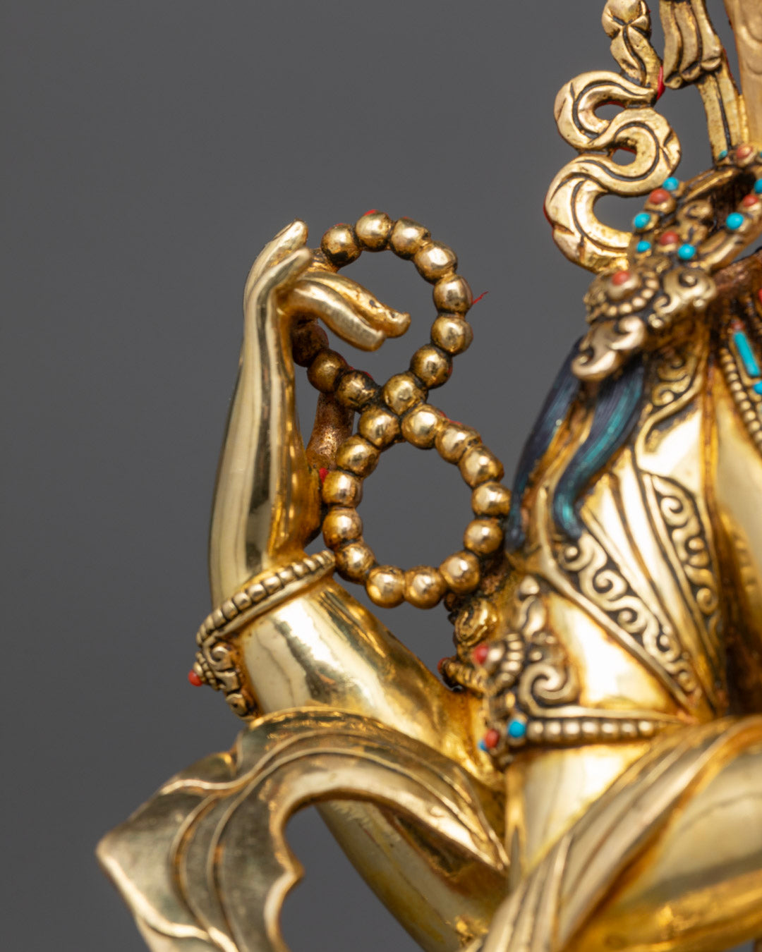 Hand Carved Chenrezig Statue | Ideal Gift for Spiritual Healing