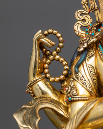 Hand Carved Chenrezig Statue | Ideal Gift for Spiritual Healing
