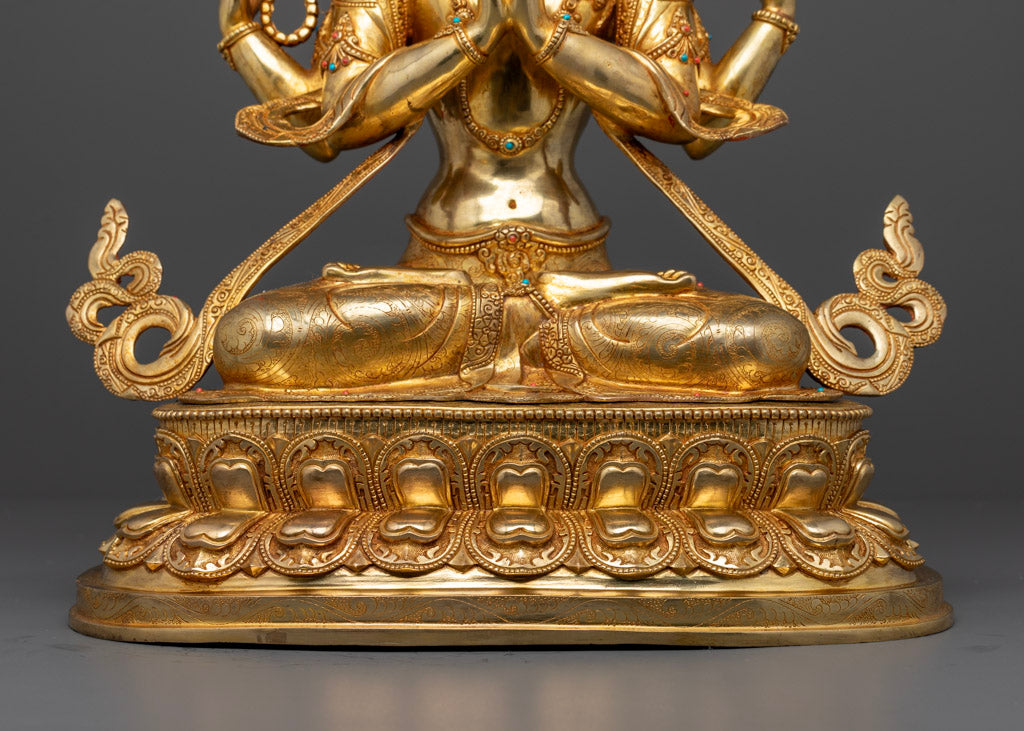 Statue of Avalokiteshvara | Mantra Om Mane Padme Hum