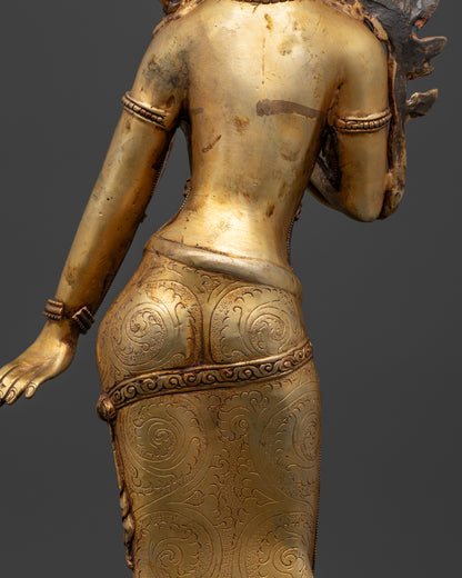 Crystal Standing Chenrezig Statue | Buddhist Sculpture