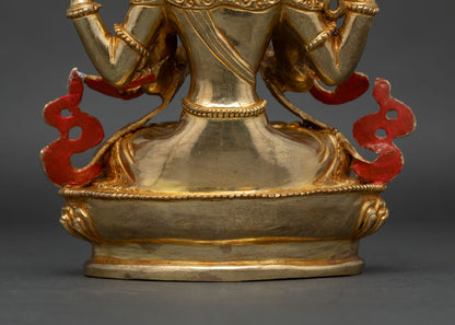 Four-Armed Chenrezig Statue | Compassionate Bodhisattva of Buddhism