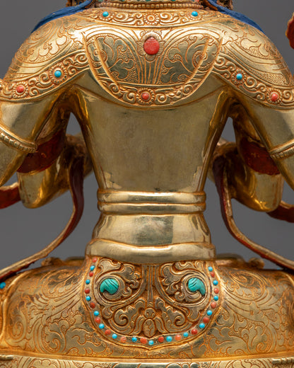 Sacred Chenrezig Statue | Traditional Hand-Crafted Artwork