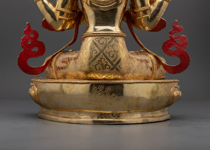 Nepalese Chenrezig Statue | The Bodhisattva's Infinite Compassion