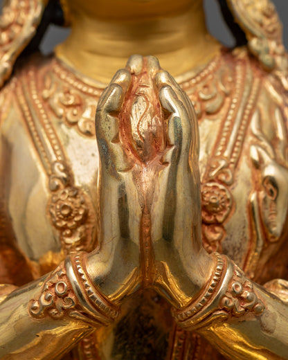 Avalokiteshvara Chenrezig Statue | Himalayan sacred Art