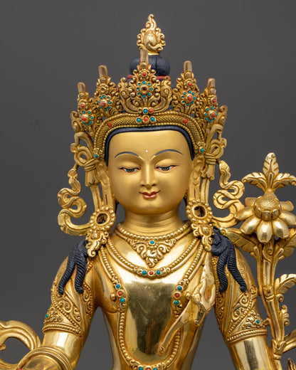 Handmade Chenrezig Statue | Sacred Buddhist Sculpture