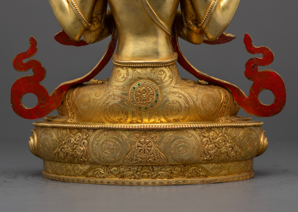 Avalokita Chenrezig Statue | 24K Gilded Statue