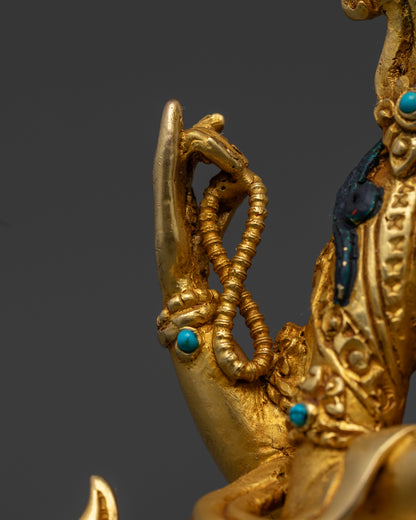Chenrezig Statue | Hand-Crafted Traditional Artwork of Nepal