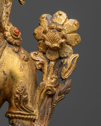 Standing Lokeshvara Bodhisattva Statue | Old Nepali Lokeshvara Statue