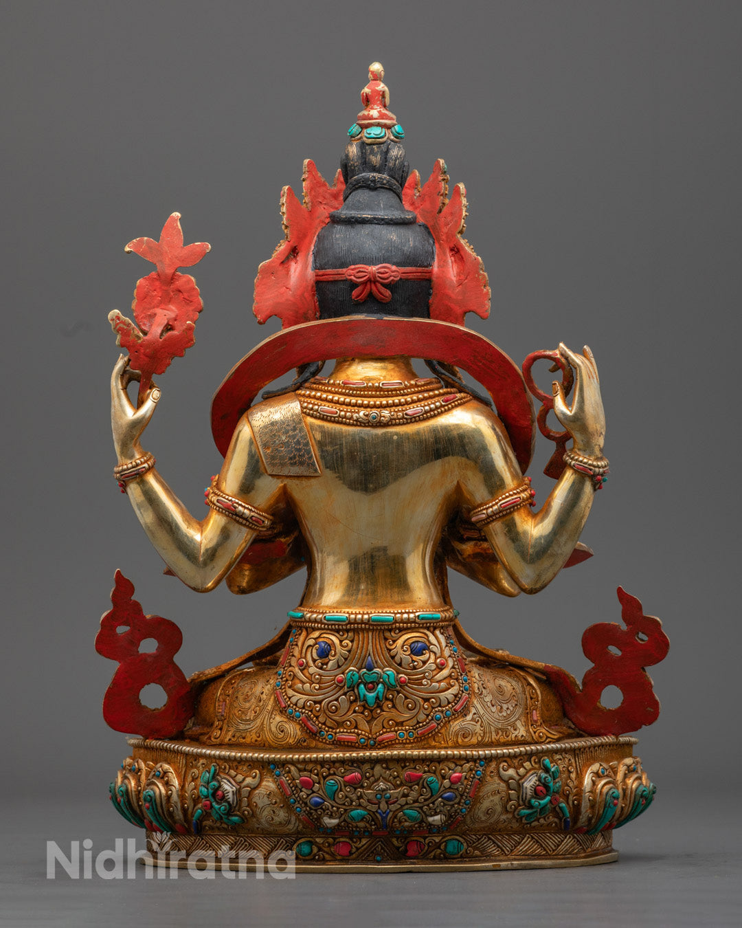 Four Armed Chenrezig Statue | Compassion Buddha