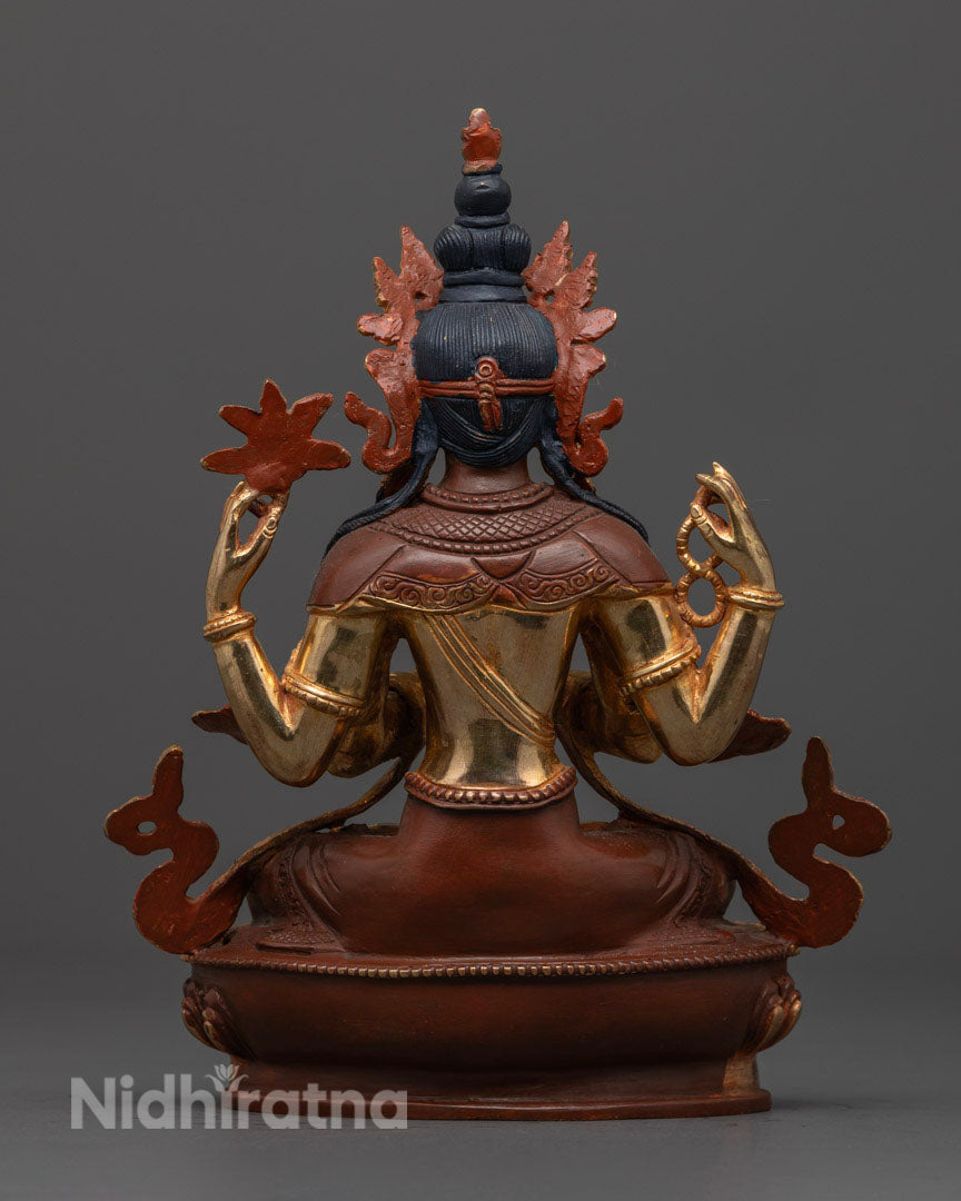 Chenrezig Buddha Sculpture | Handcrafted Chenrezig Centerpiece