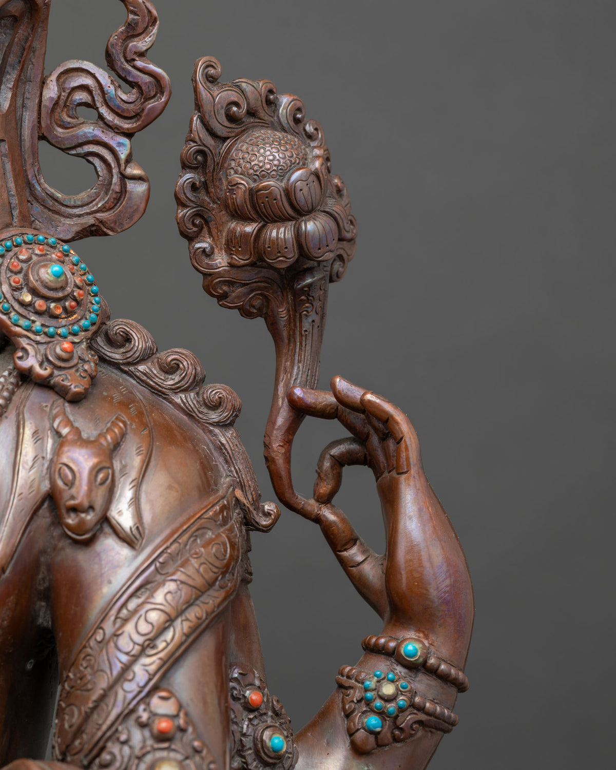 Chenrezig Statue | Traditional Copper Buddhist Sculpture