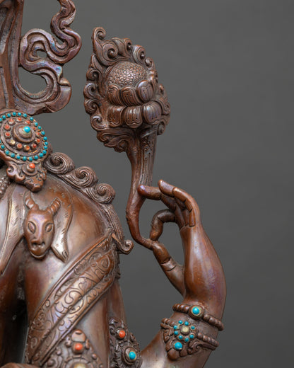 Chenrezig Statue | Traditional Copper Buddhist Sculpture