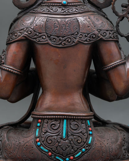 Chenrezig Statue | Sacred Himalayan Home Decor Sculpture