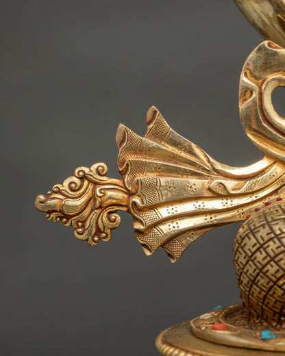 Four-Armed Chenrezig Statue | Large-Sized Tibetan Buddhist Altarpiece