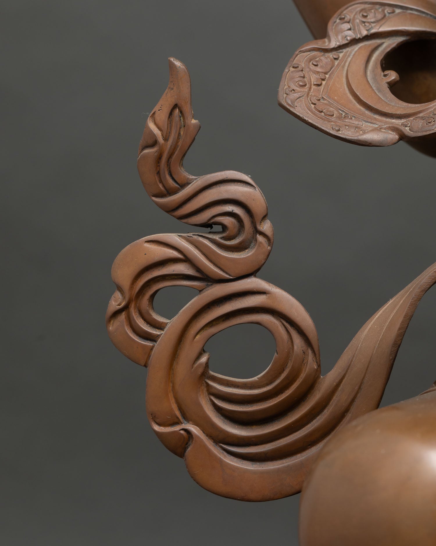Large-Sized Chenrezig Oxidized Statue | Tibetan Buddhist Artwork