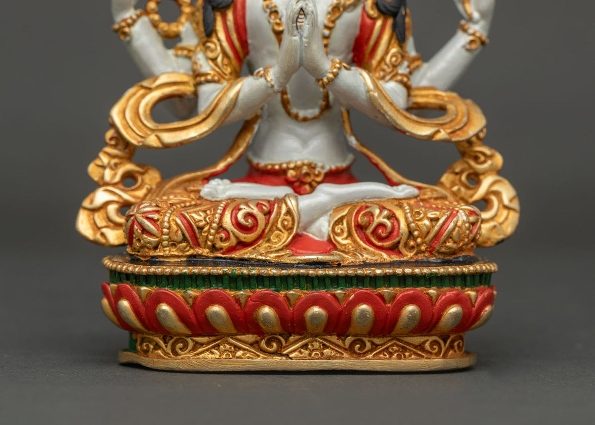 Chenrezig Statue | Nepalese Buddhist Sculpture of Compassion
